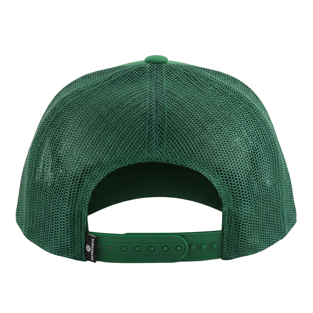 The Mad Hueys Pro Hueys Twill Trucker Cap Pine Green
