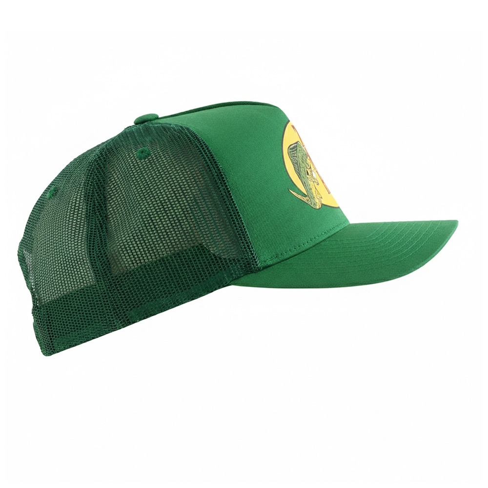 The Mad Hueys Pro Hueys Twill Trucker Cap Pine Green