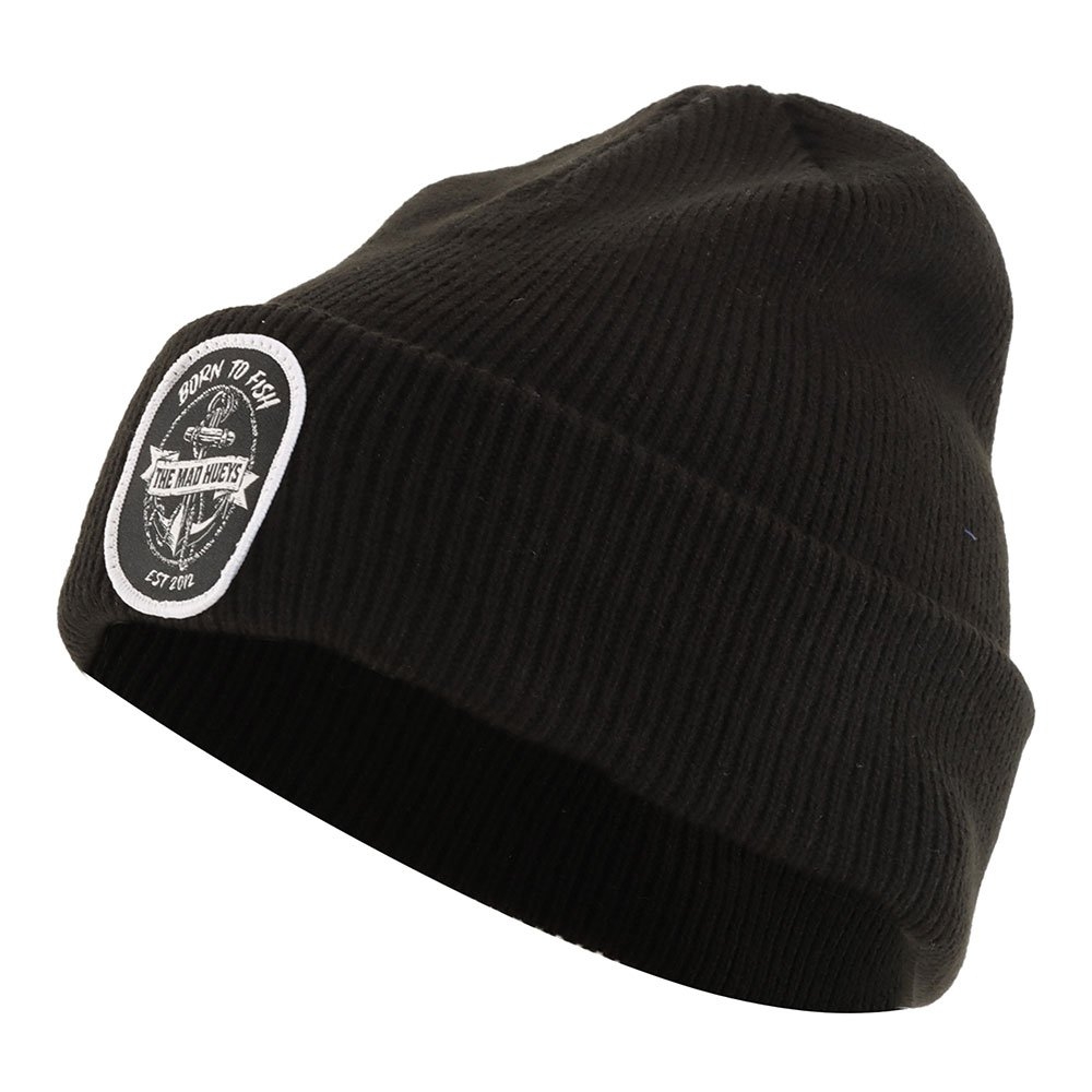 The Mad Hueys Born To Fish Beanie Black