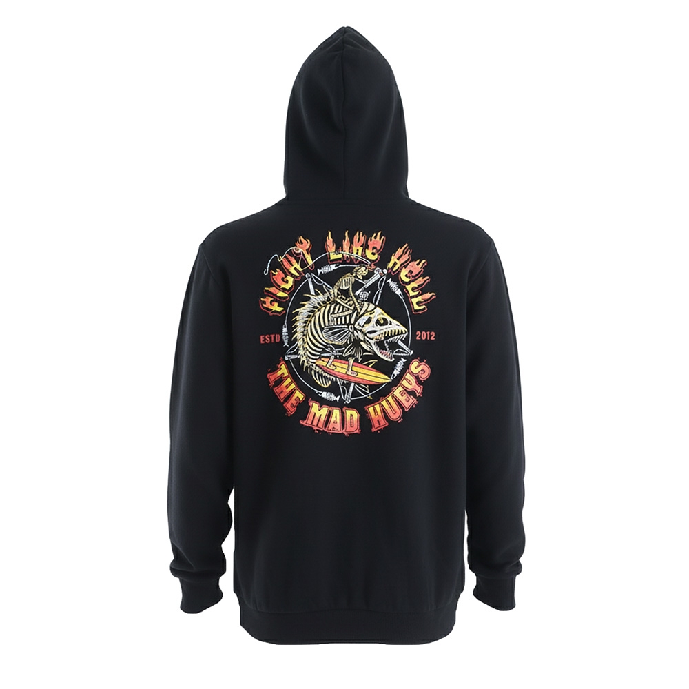 The Mad Hueys Fight Like Hell Mens Pullover Hoodie