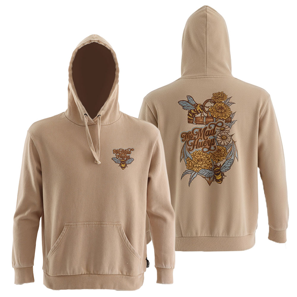 The Mad Hueys Bee Anchor Womens Pullover Hoodie