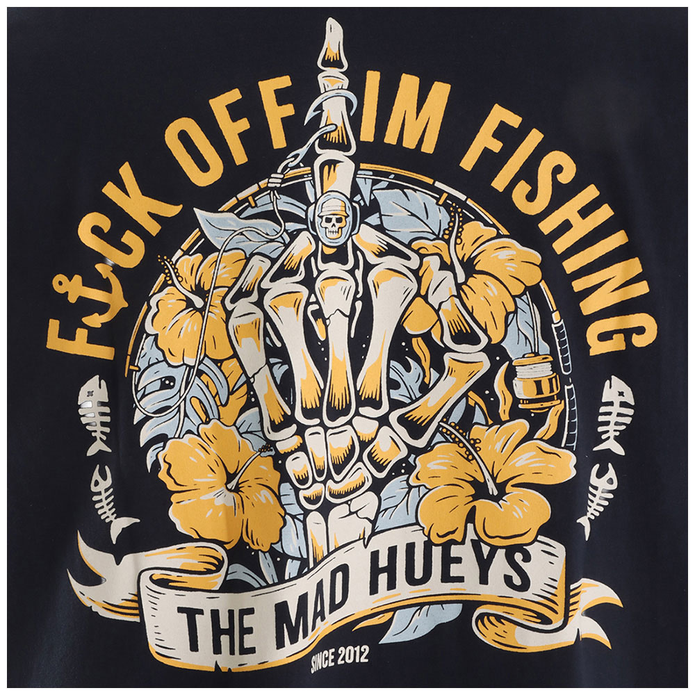 The Mad Hueys Fk Off Fish Mens Singlet