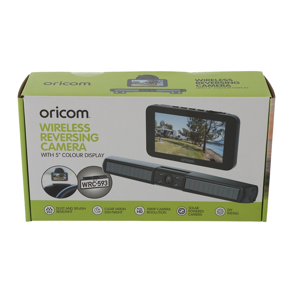 Oricom WRCSP Wireless Solar Reversing Camera with 5in Display