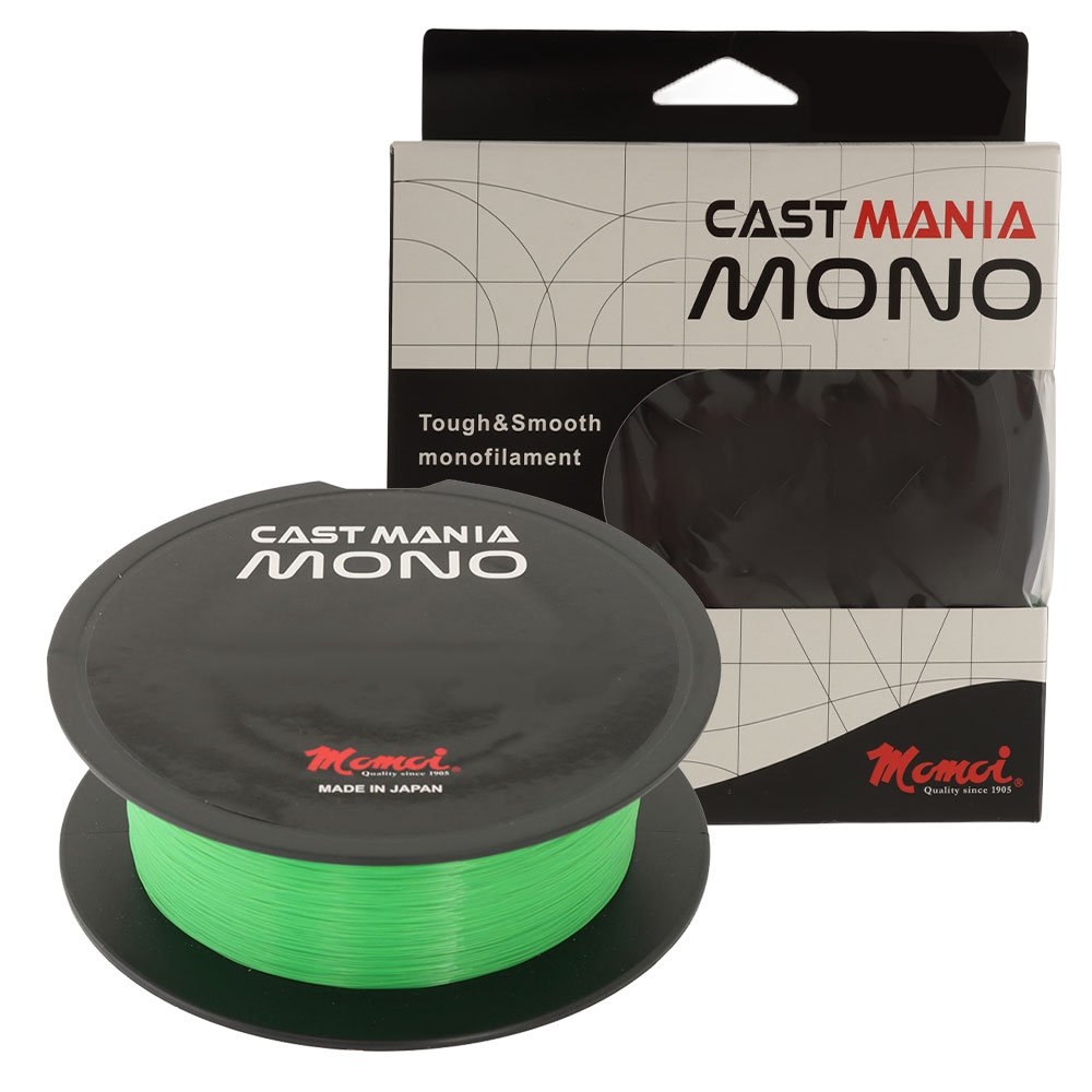 Momoi Cast Mania Monofilament Line Wasabi Green 1200m