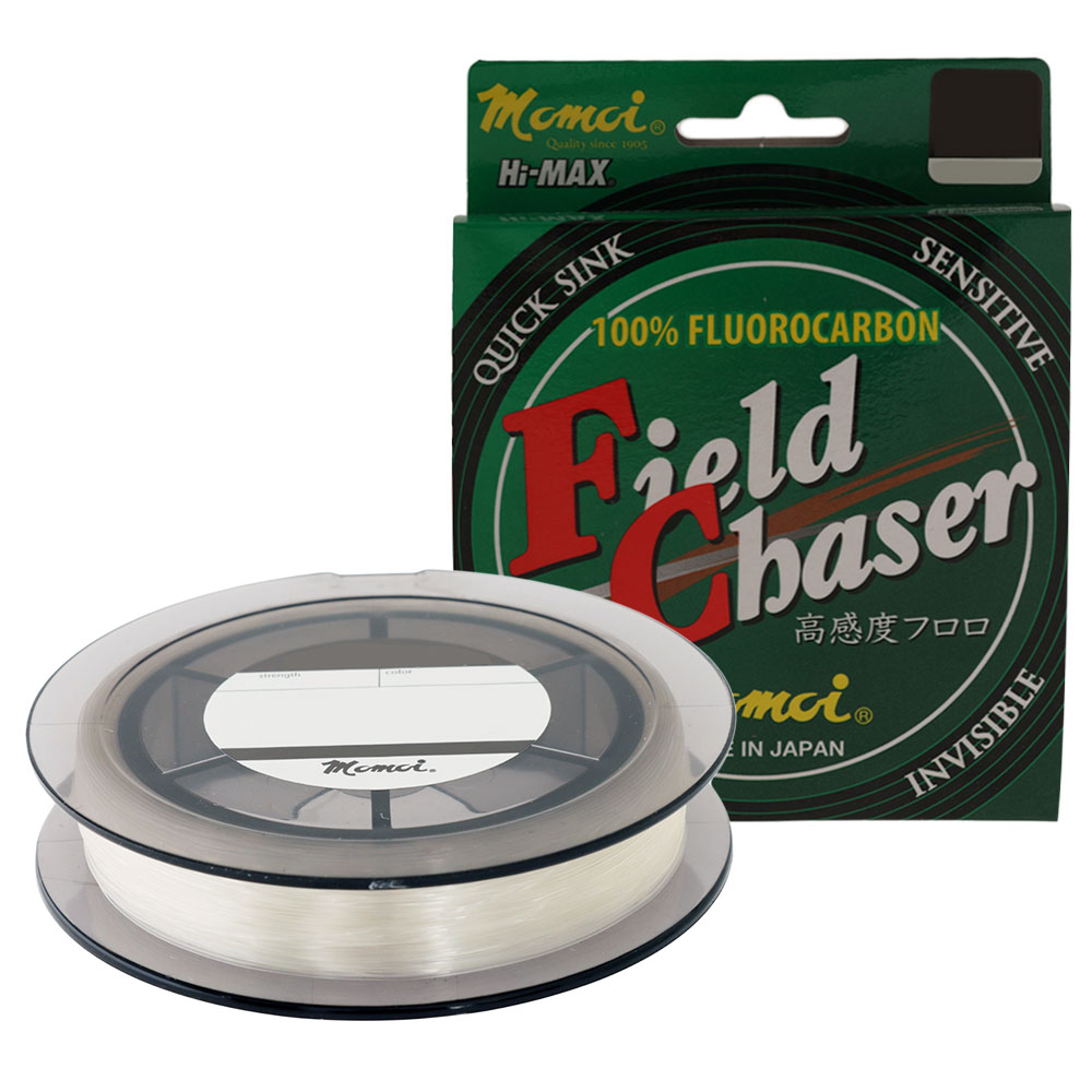 Momoi Hi-MAX Field Chaser Fluorocarbon Line Clear 100m