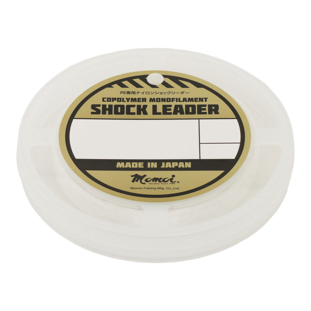 Momoi PE Shock Leader Co-Polymer Monofilament Clear 50m
