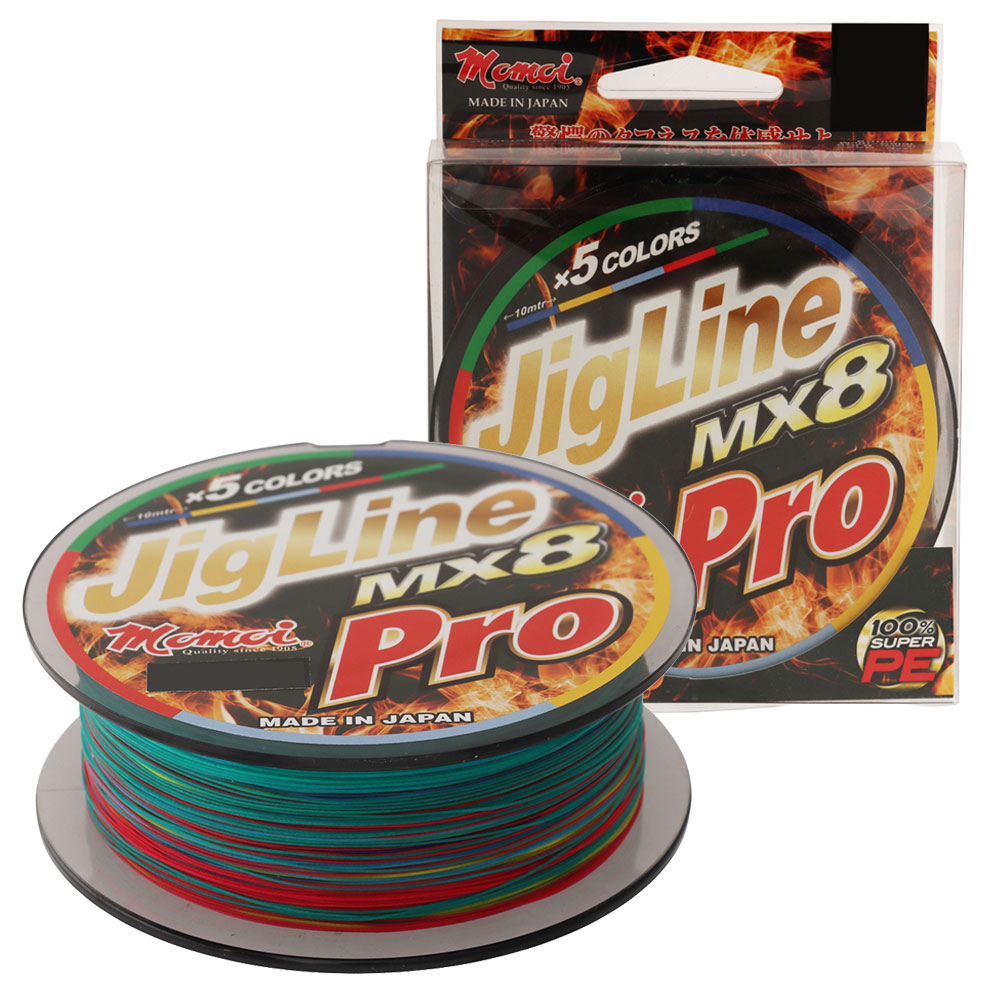 Momoi Jigline MX8 Pro Braid Multi-Colour 600m 50lb 0.26mm