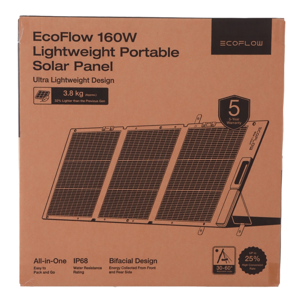 EcoFlow Lightweight Portable Solar Panel 160W