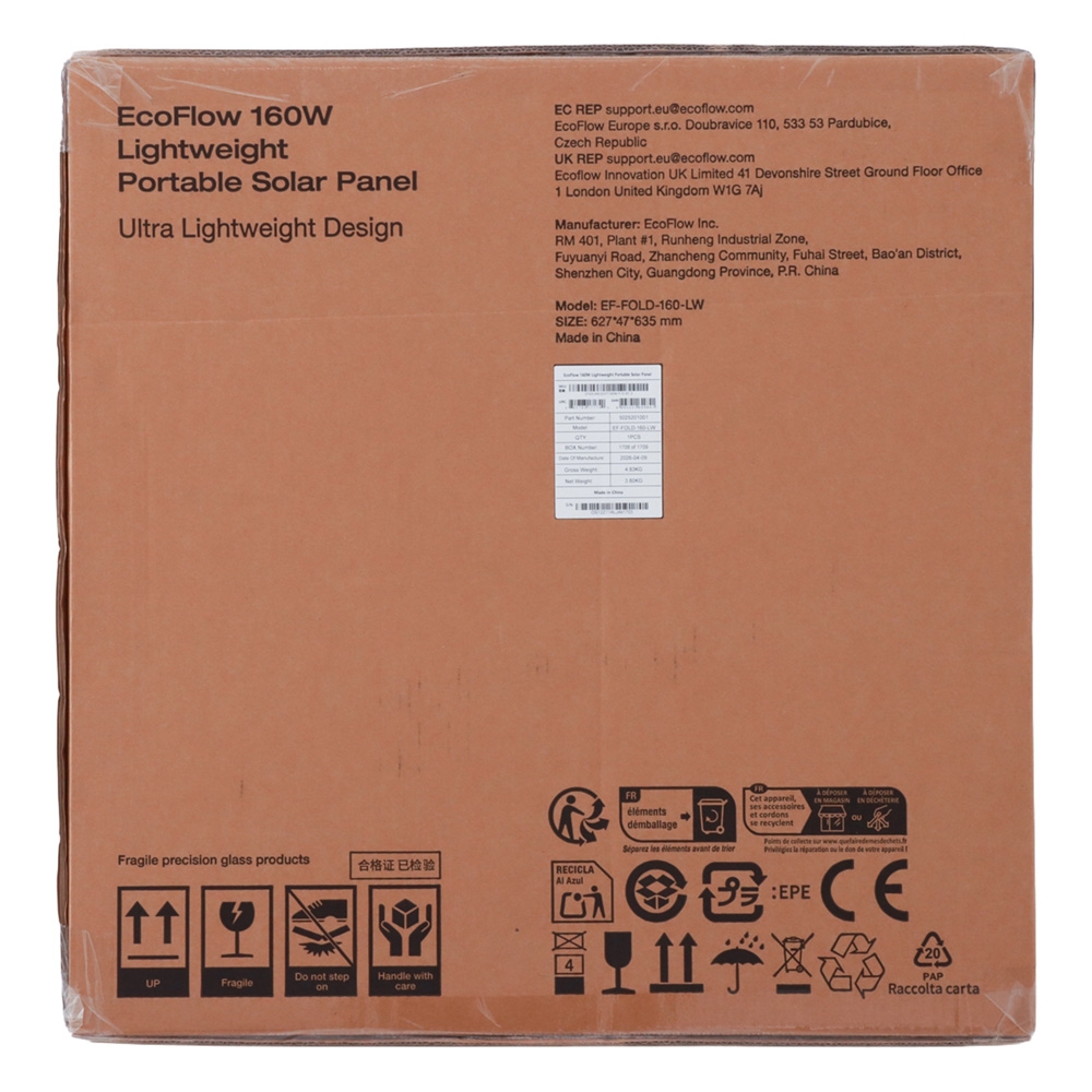 EcoFlow Lightweight Portable Solar Panel 160W