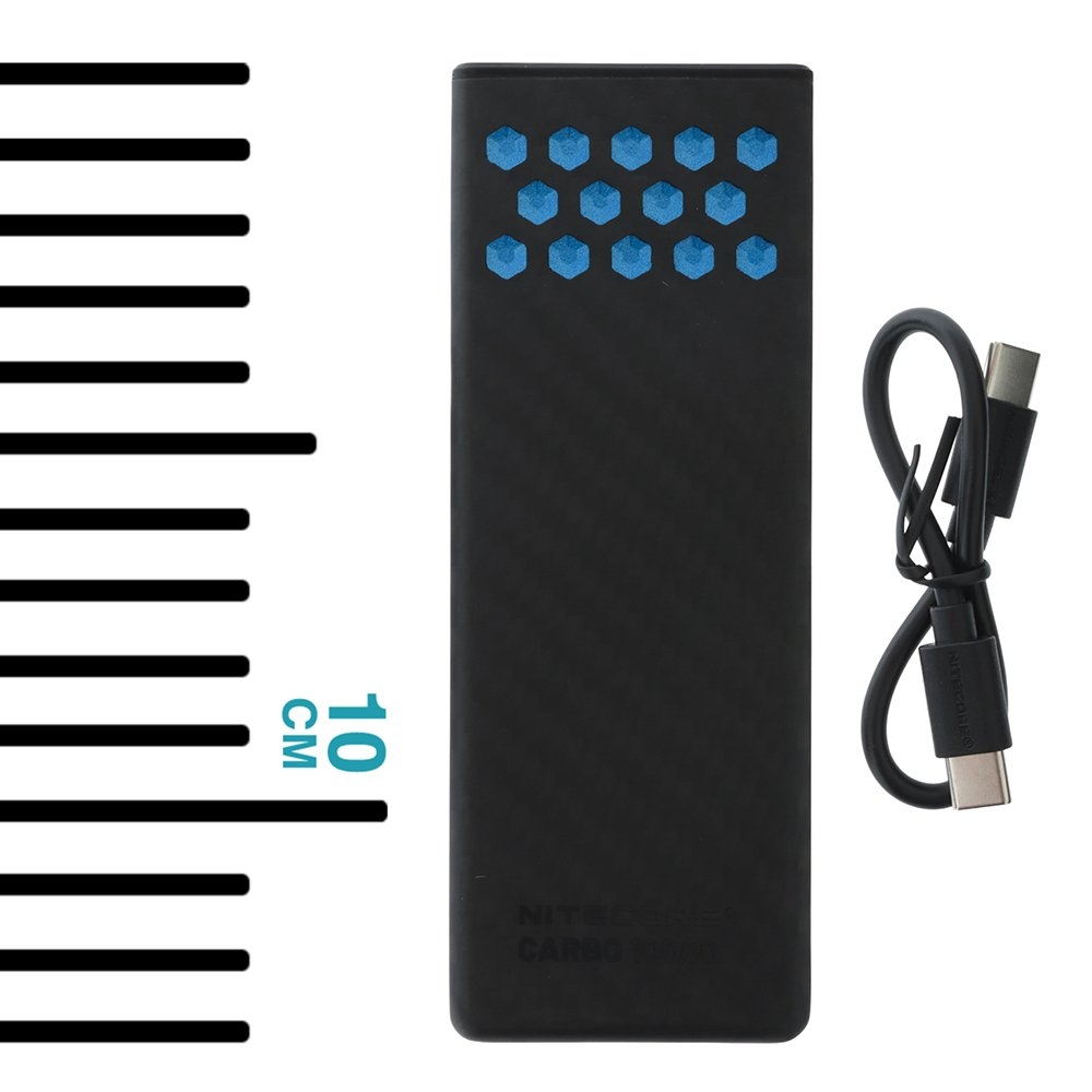 NITECORE Ultra Lightweight Carbon Fibre Power Bank 10000mAh