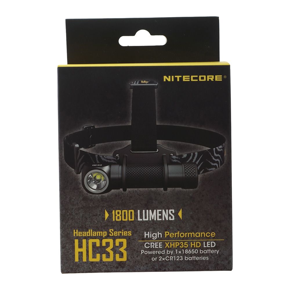 NITECORE HC33 LED Head Torch / Headlamp 1800lm