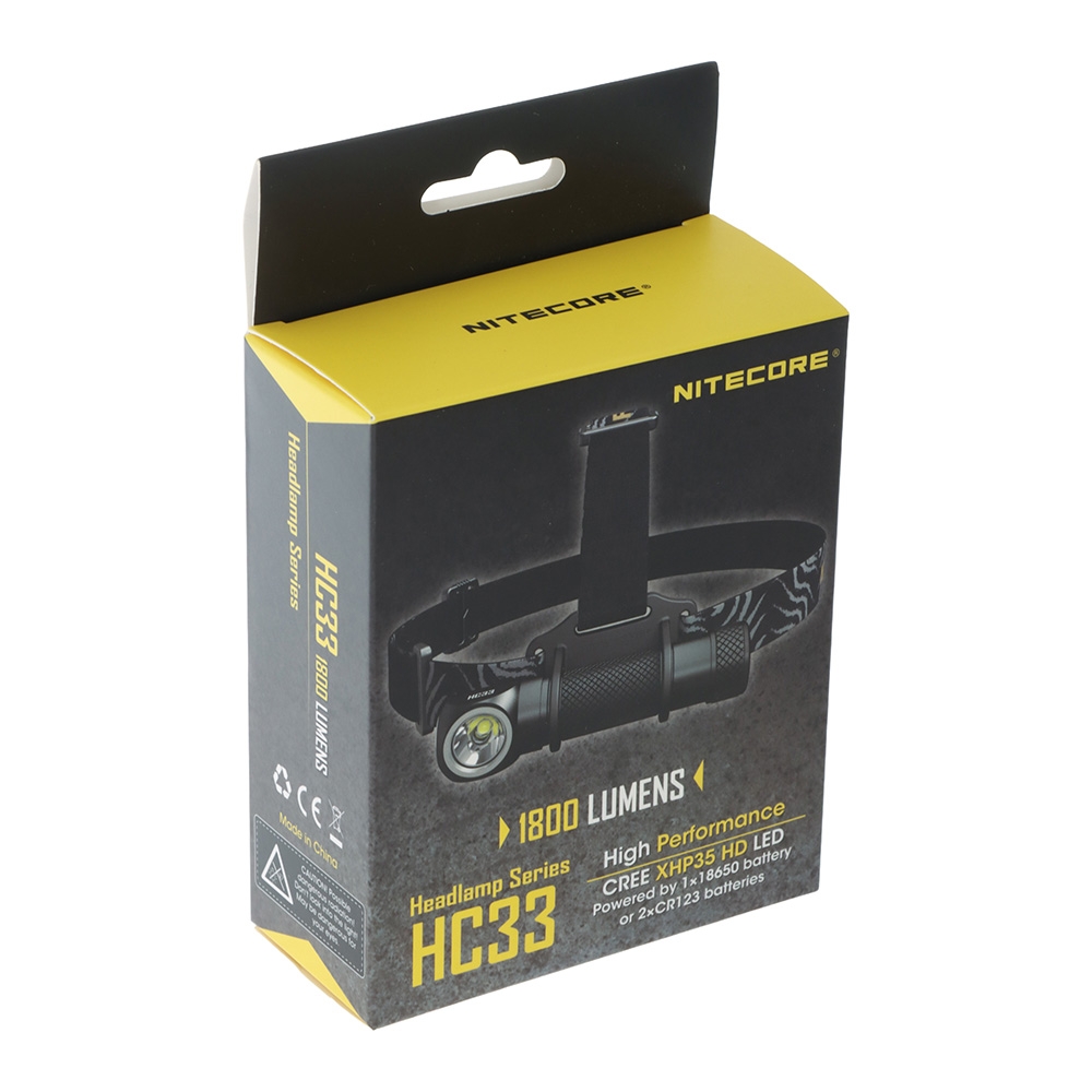 NITECORE HC33 LED Head Torch / Headlamp 1800lm