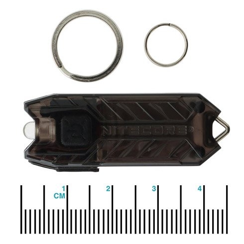 NITECORE Tube V2 LED Key Chain Flashlight Black 55 Lumen