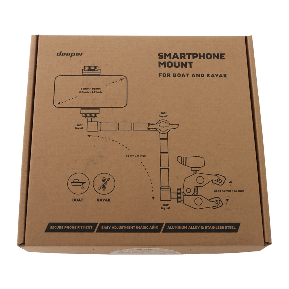 Deeper Silicone Smartphone Mount for Boat and Kayak