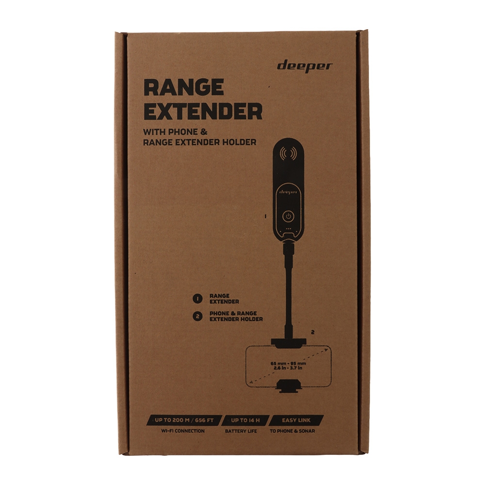 Deeper Sonar Wi-Fi Range Extender and Smartphone Holder