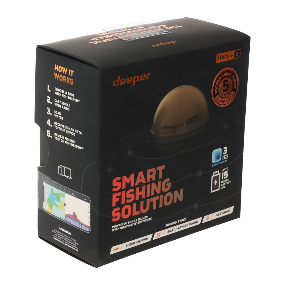 Deeper Smart Sonar CHIRP+ 2 Fish Finder with Wifi