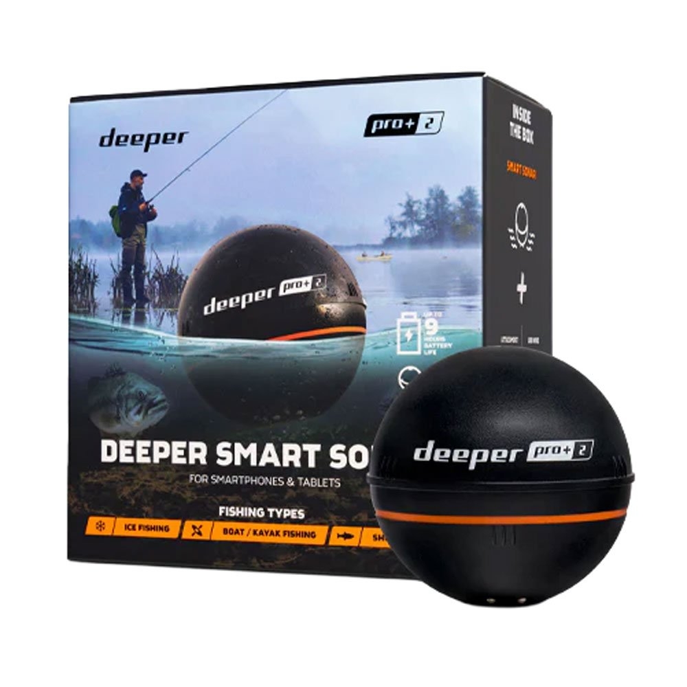 Deeper Smart Sonar PRO+ 2 Wireless Fishfinder with Wi-Fi and GPS