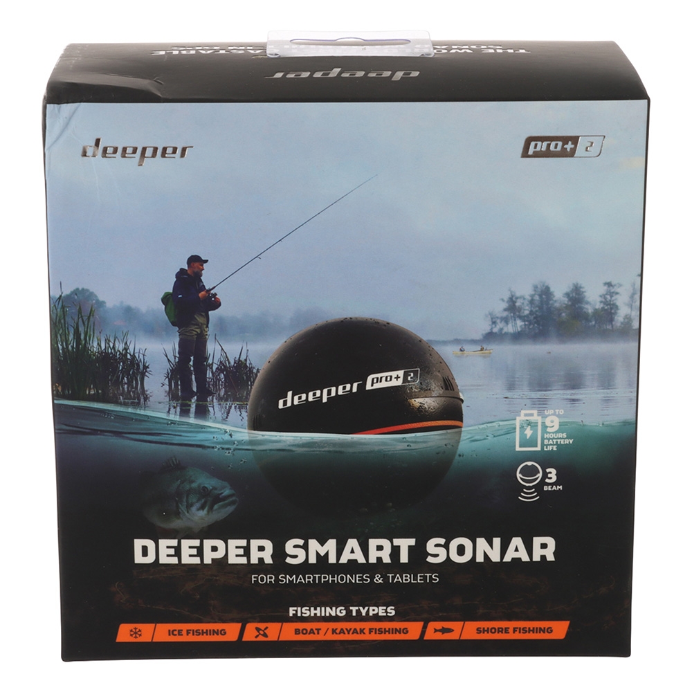 Deeper Smart Sonar PRO+ 2 Fish Finder with Wi-Fi and GPS