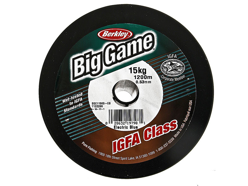 Berkley IGFA Big Game Line Blue 1200m 15kg