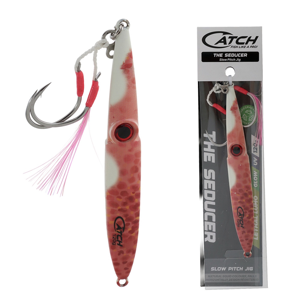 Catch The Seducer Slow Pitch Jig Lethal Lumo 120g