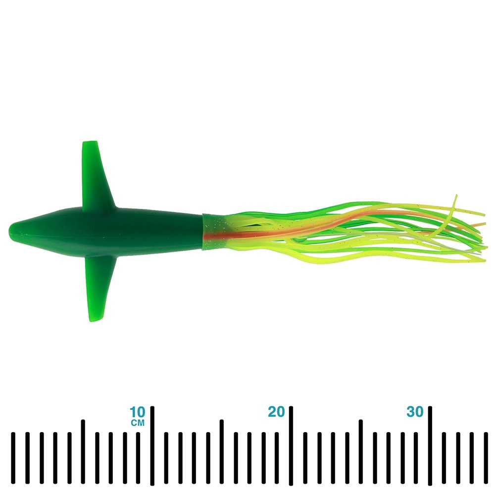 H2O Pro Hummingbird Bulb Squid Daisy Chain with Mean Machine Stinger Green/Yellow/Orange