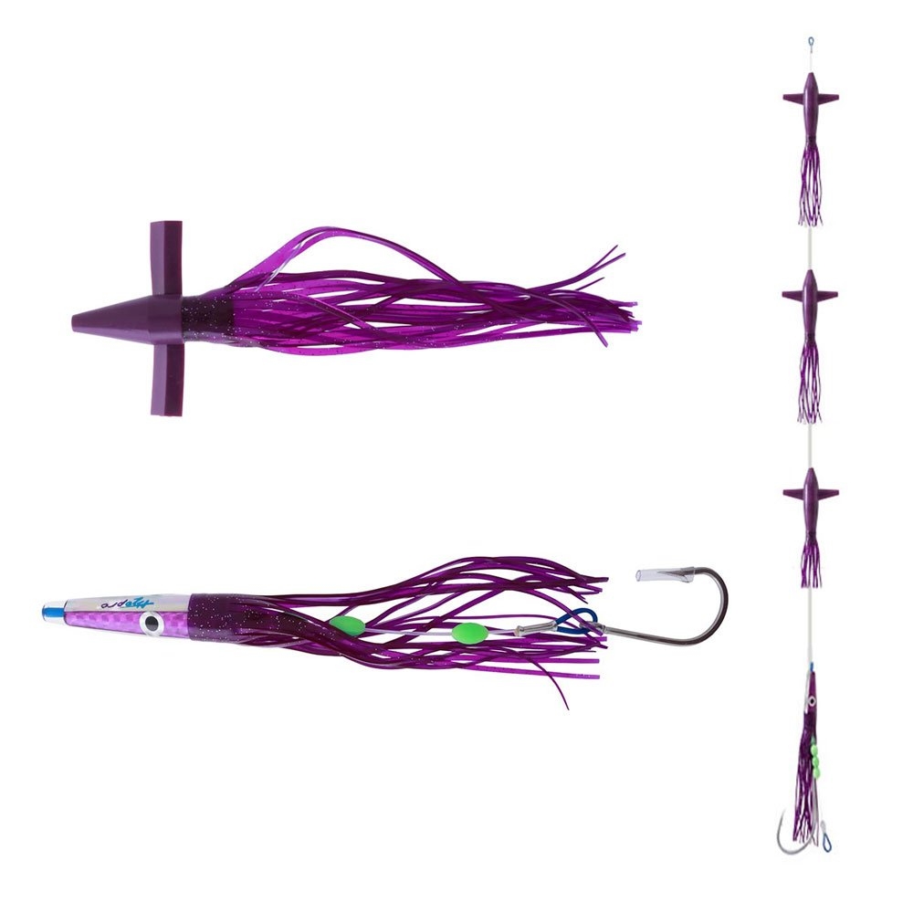 H2O Pro Hummingbird Teaser Bird Daisy Chain with Mean Machine Stinger Purple/Black
