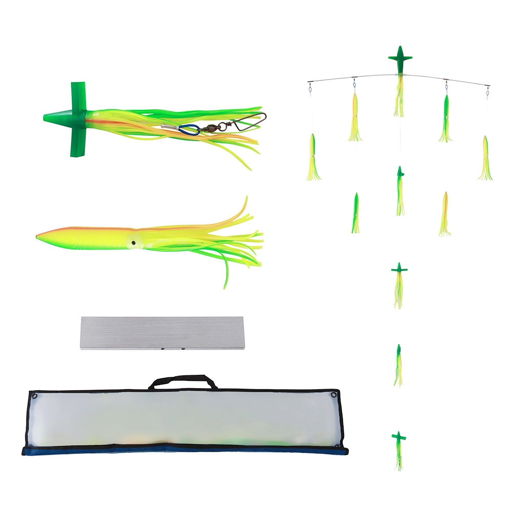 H2O Pro Titanium Duo Directional Sideswimmer Bar 36in Green/Yellow/Orange