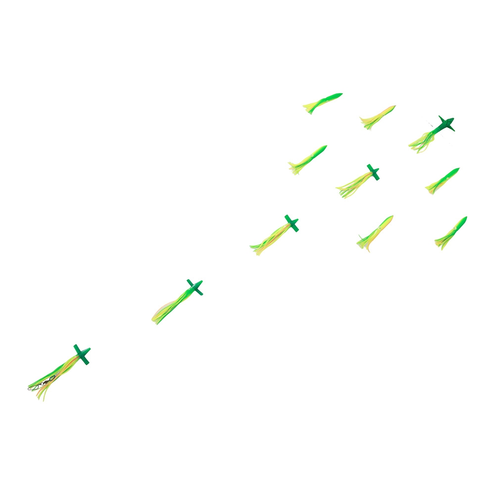 H2O Pro Titanium Duo Directional Sideswimmer Bar 36in Green/Yellow/Orange