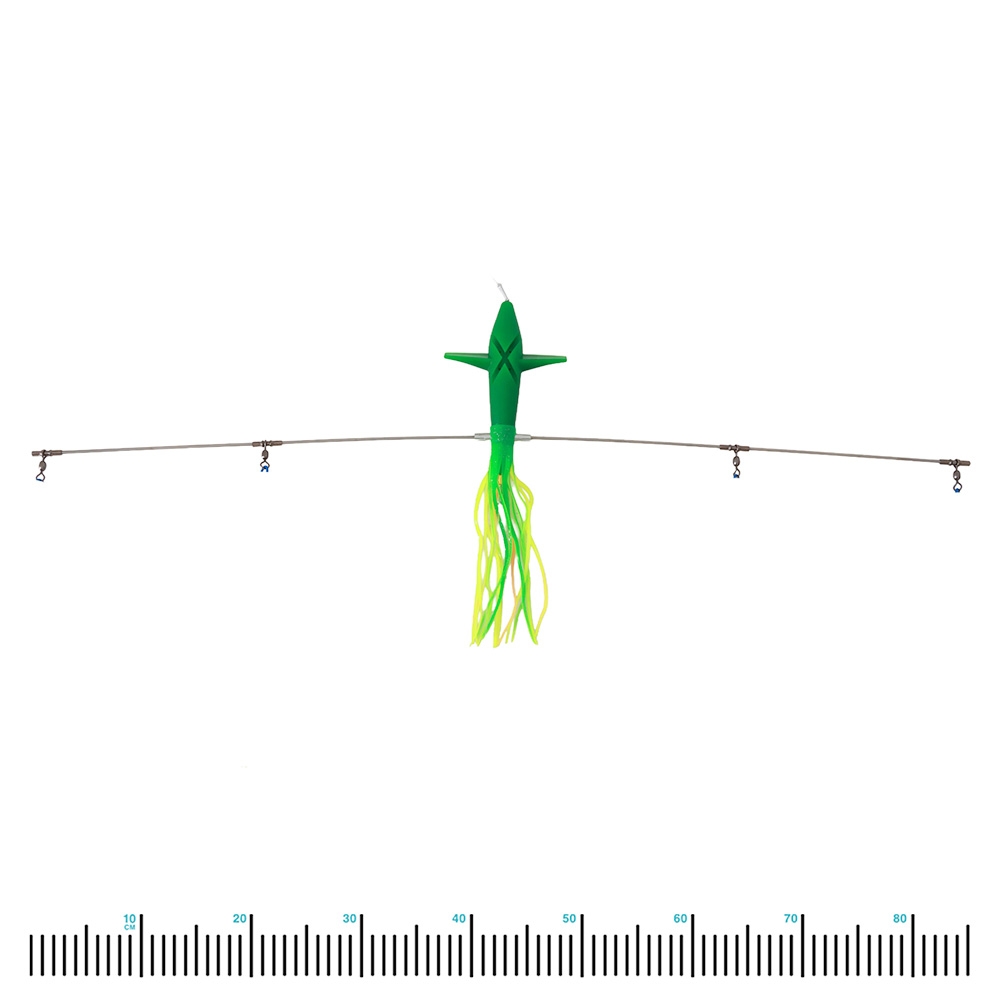 H2O Pro Titanium Duo Directional Sideswimmer Bar 36in Green/Yellow/Orange