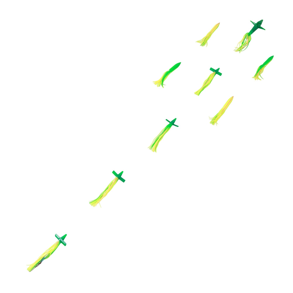 H2O Pro Titanium Duo Directional Sideswimmer Bar 18in Green/Yellow/Orange