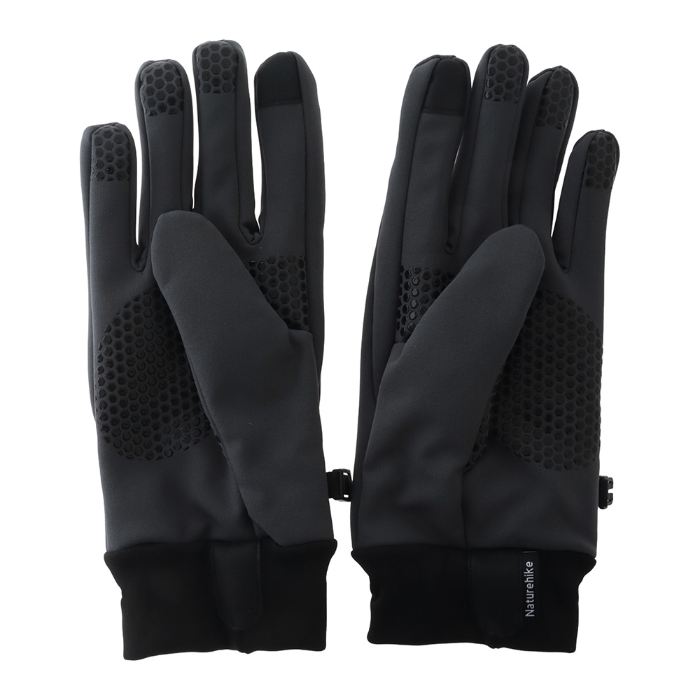 Naturehike GL05 Anti-Slip Fleece Touchscreen Gloves Grey
