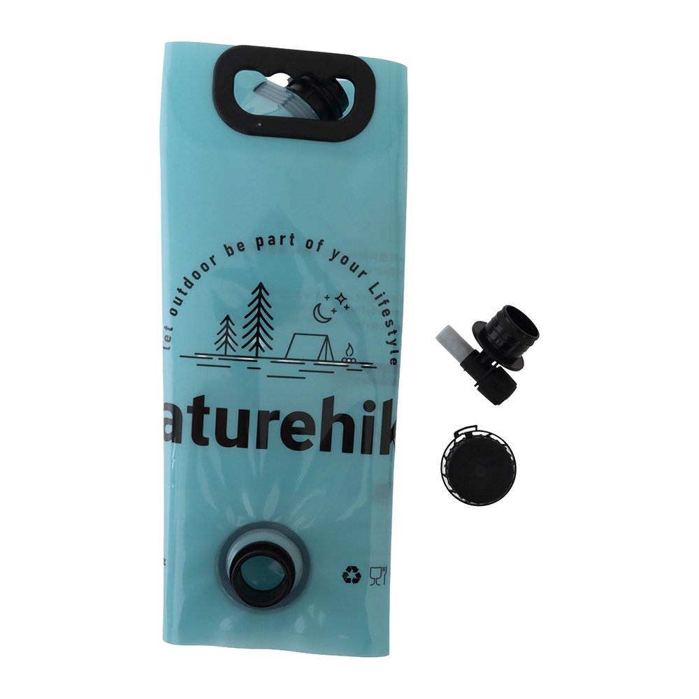 Naturehike Foldable TPU Water Bag with Tap 10L Blue