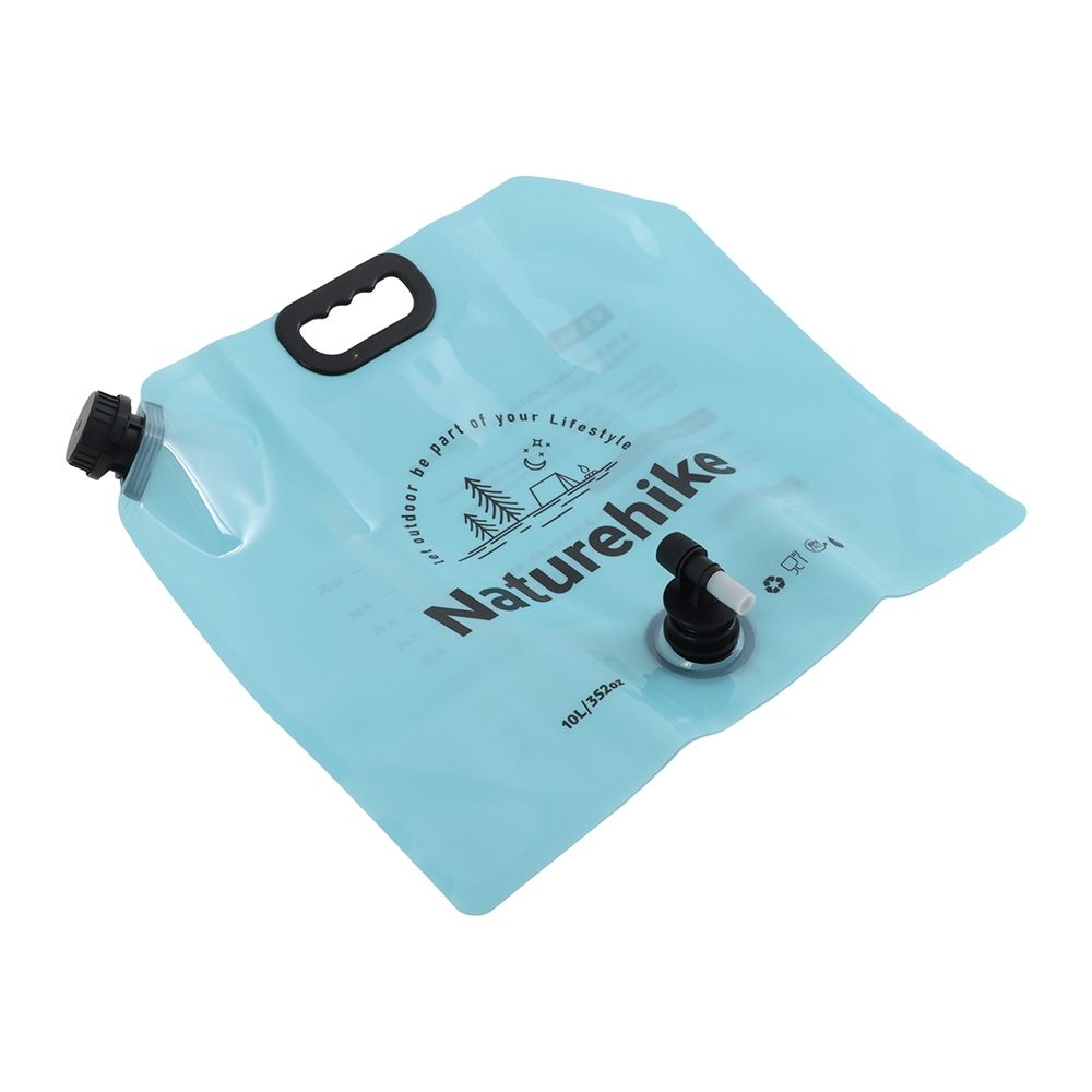 Naturehike Foldable TPU Water Bag with Tap 10L Blue