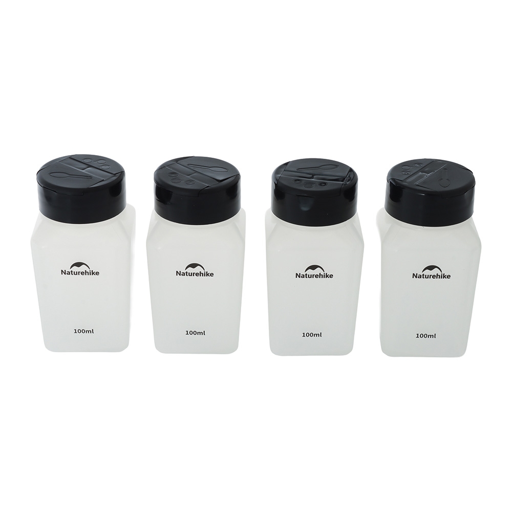 Naturehike 6-in-1 Portable Seasoning Bottle Set with Carry Bag
