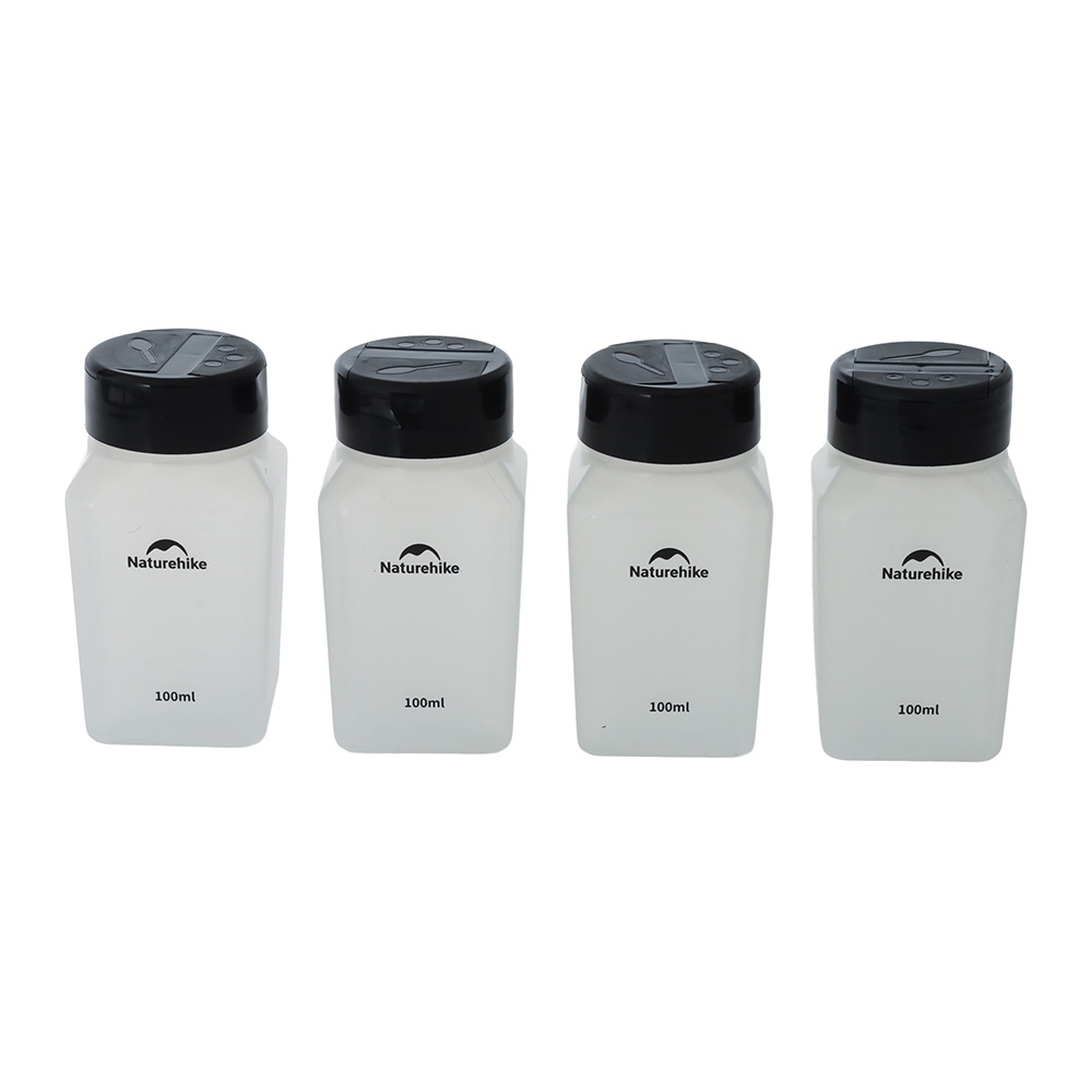 Naturehike 8-in-1 Portable Seasoning Bottle Set with Carry Bag