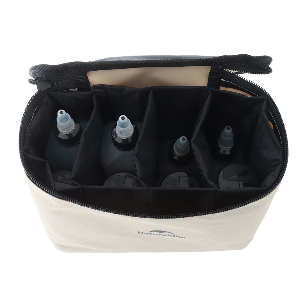 Naturehike 8-in-1 Portable Seasoning Bottle Set with Carry Bag