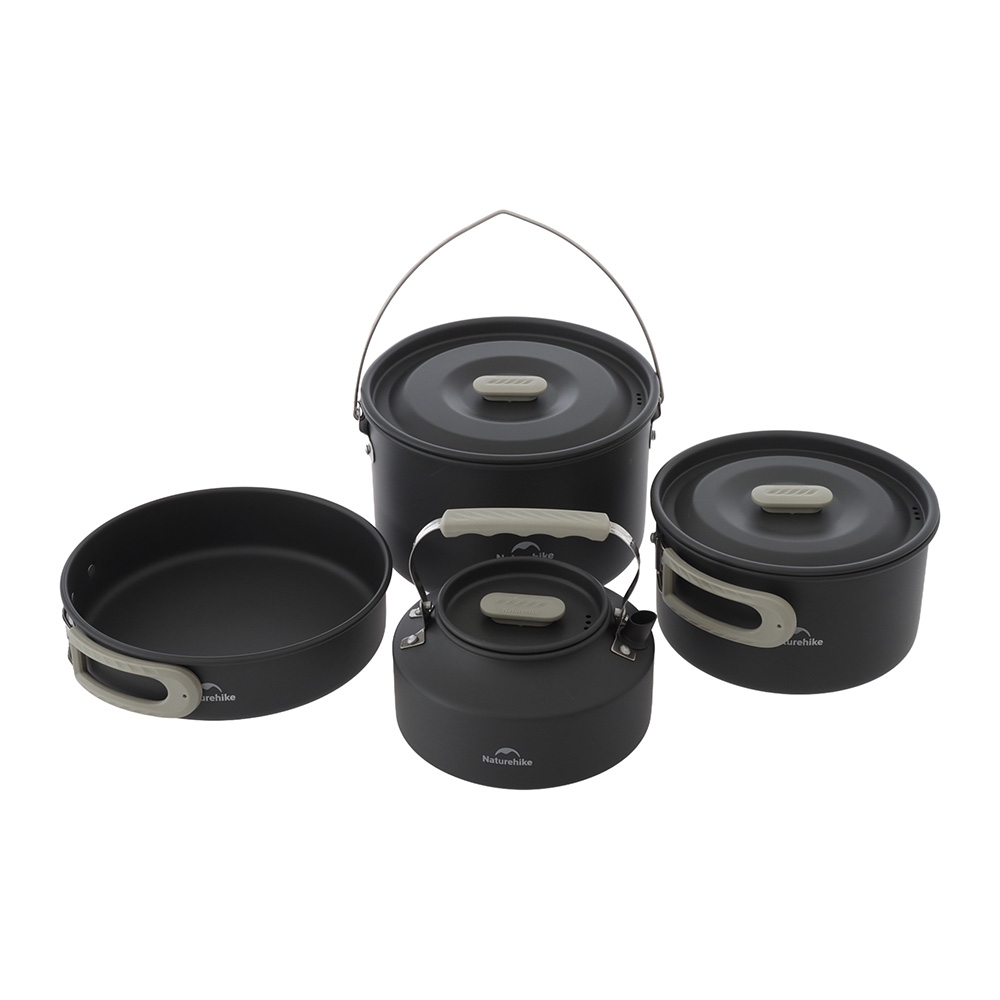 Naturehike TrailCook Aluminium Camping Cook Set Set B 4-7 Person