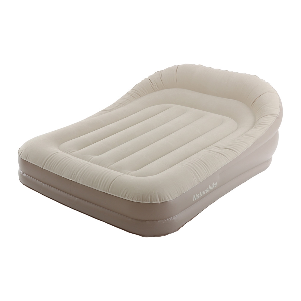 Naturehike Lanyue Inflatable Air Lounger with Built-in Pump Khaki Double