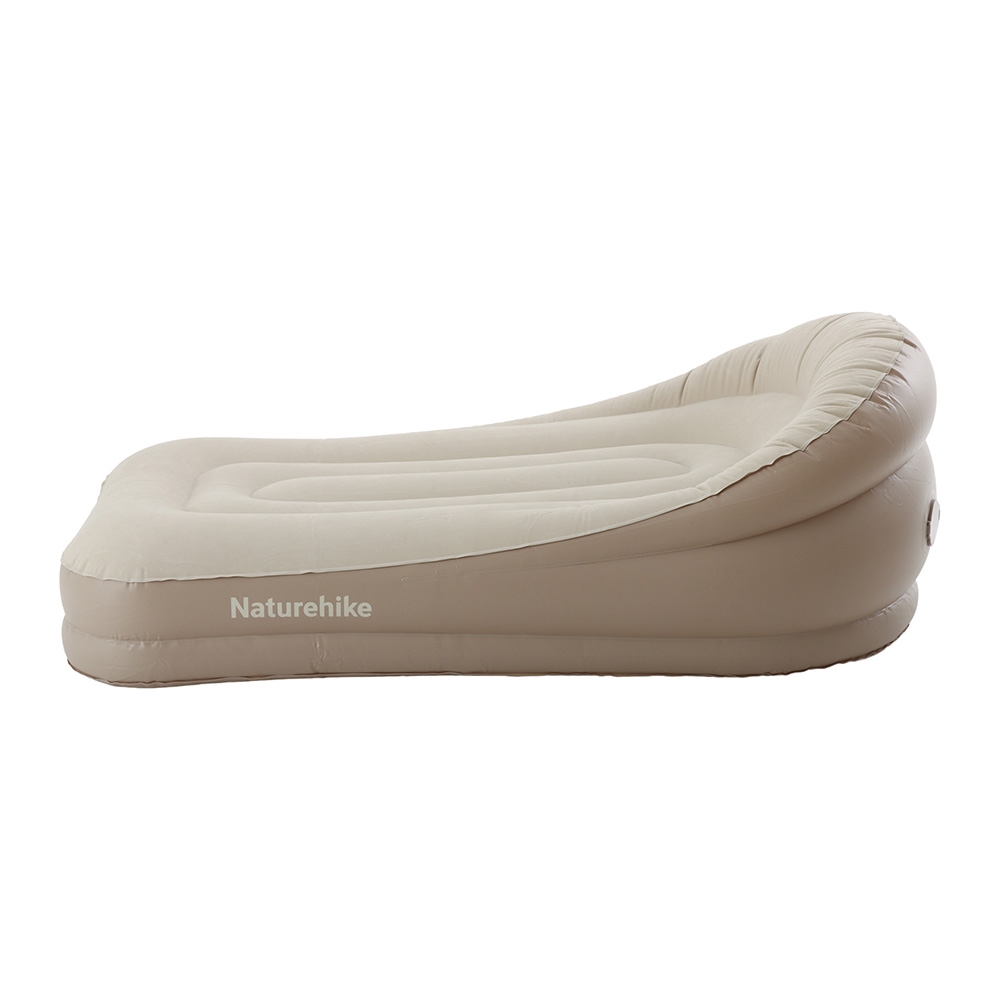 Naturehike Lanyue Inflatable Air Lounger with Built-in Pump Khaki Single