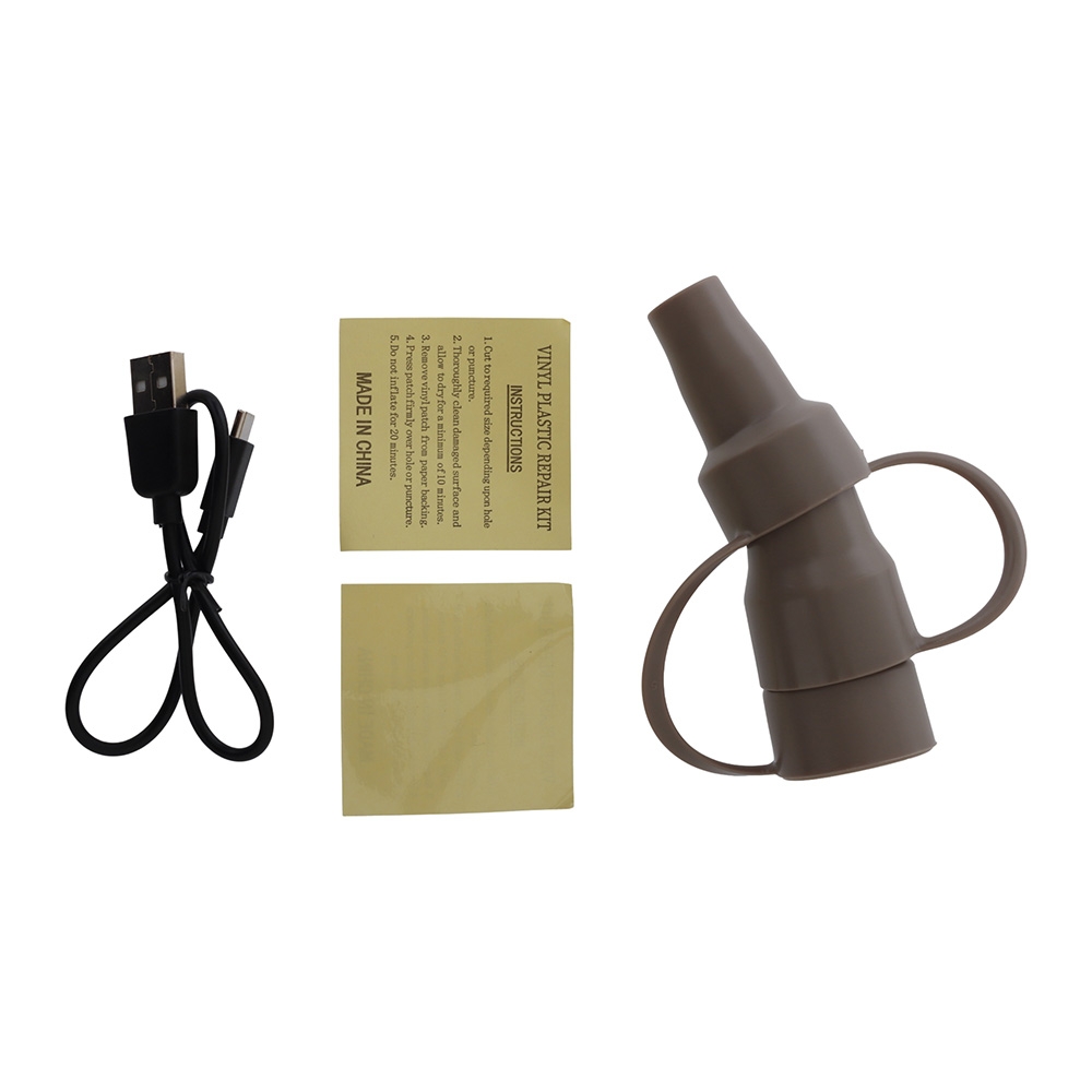 Naturehike Lanyue Inflatable Air Lounger with Built-in Pump Khaki Single