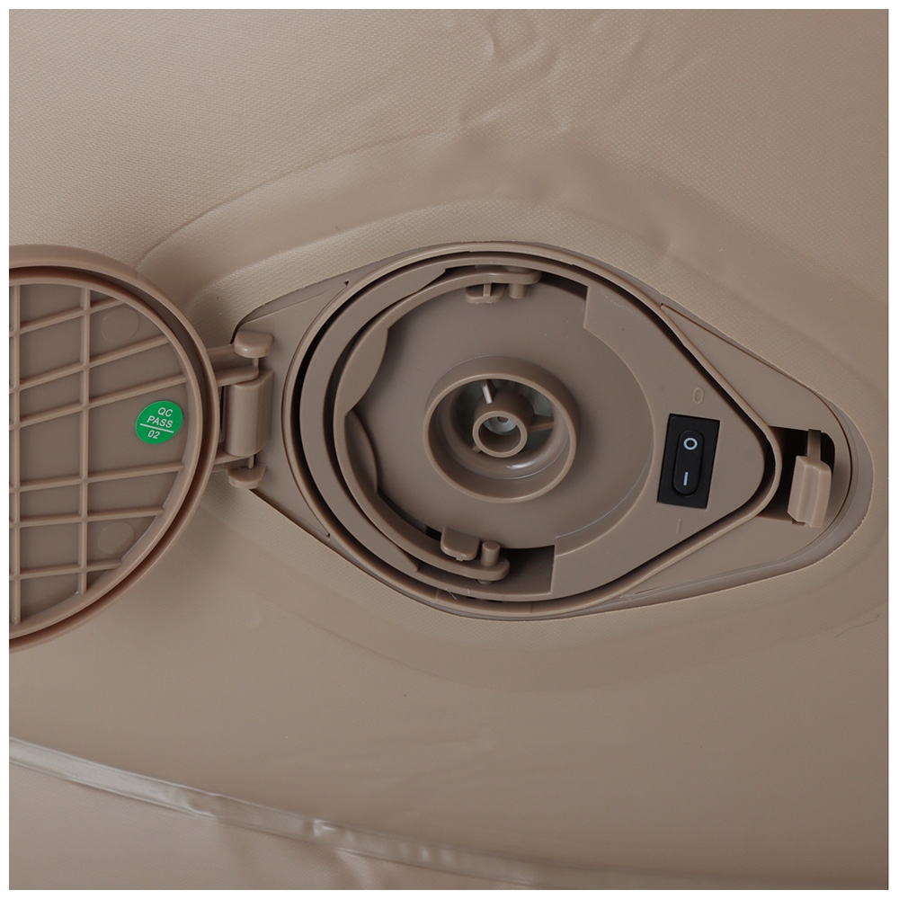 Naturehike Lanyue Inflatable Air Lounger with Built-in Pump Khaki Single