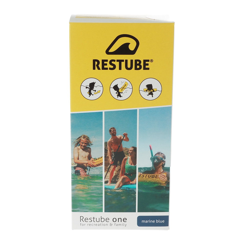 Restube Beach Inflatable Waistbelt Buoyancy Aid 50N Marine Blue