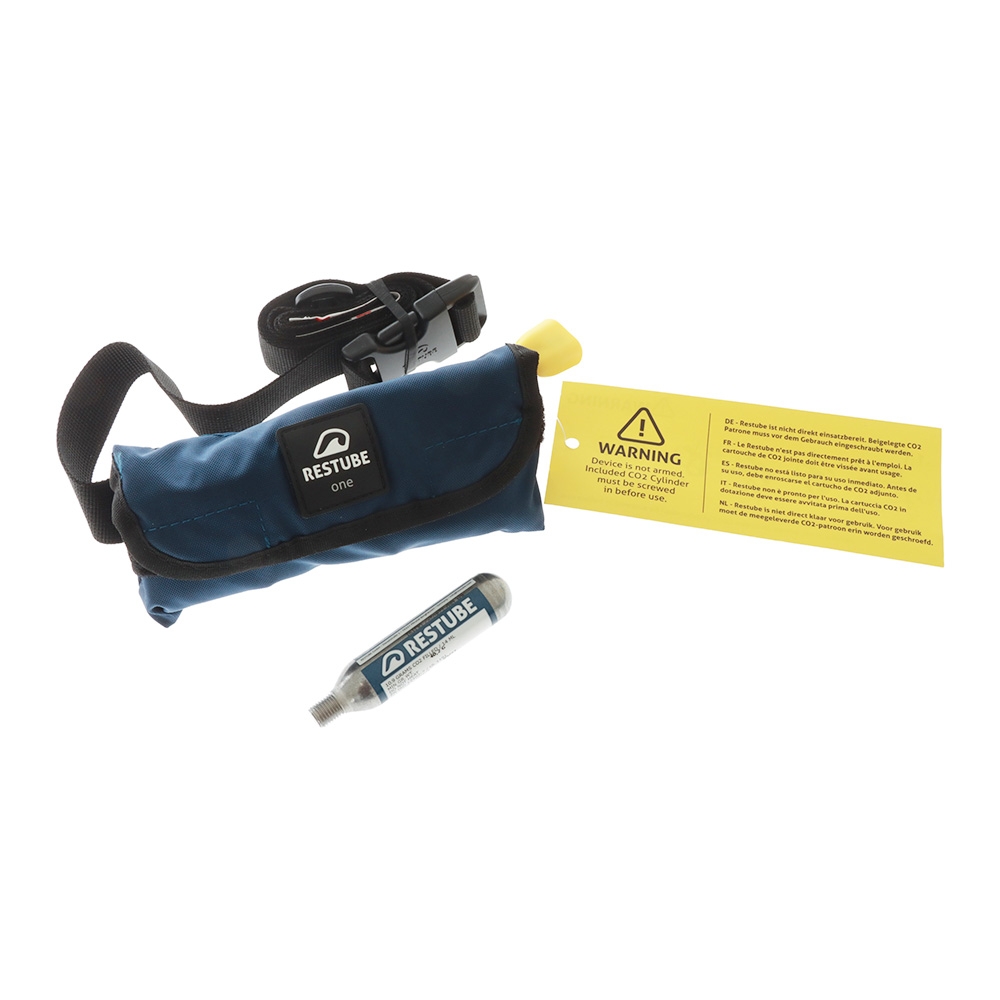 Restube Beach Inflatable Waistbelt Buoyancy Aid 50N Marine Blue