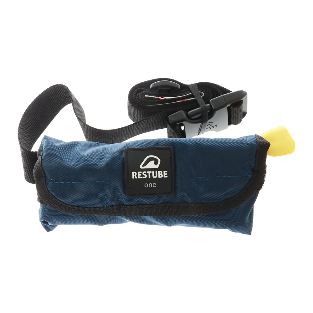 Restube Beach Inflatable Waistbelt Buoyancy Aid 50N Marine Blue