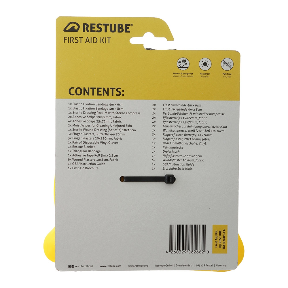 Restube Waterproof 31-Piece First Aid Kit 