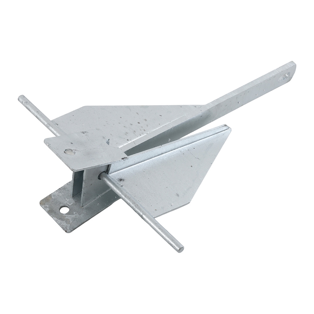 Danforth Galvanised Anchor Pack 4kg with 6mm Chain / 50m Rope