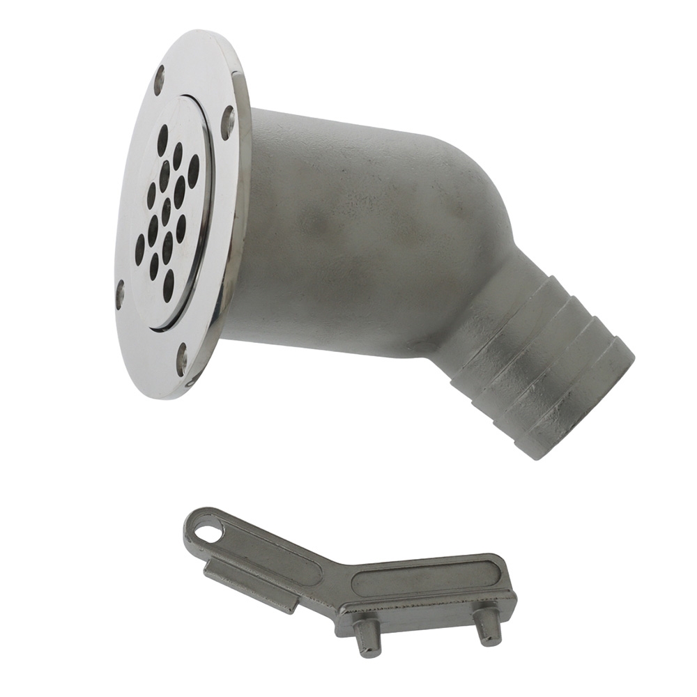 316 Stainless Steel Deck Drain Scupper 38mm