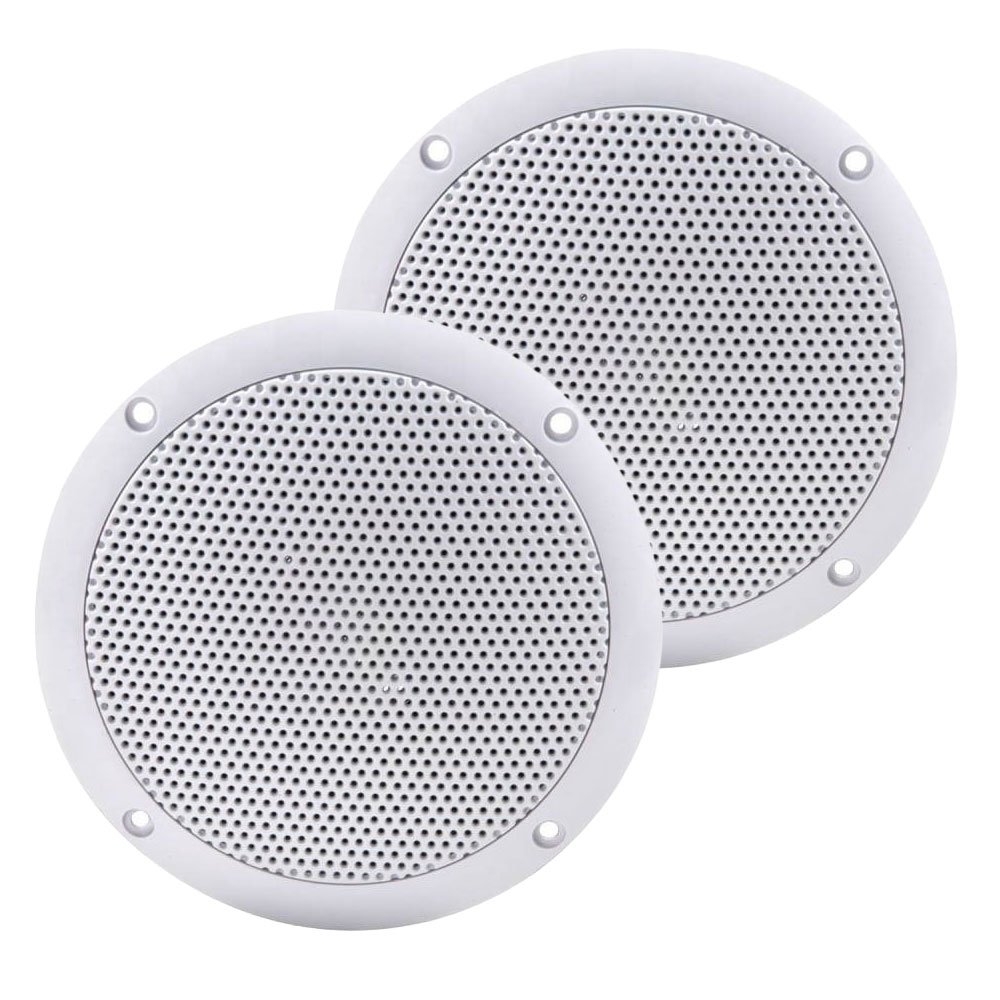 2-Way Marine Speakers 7in 100W White Qty 2