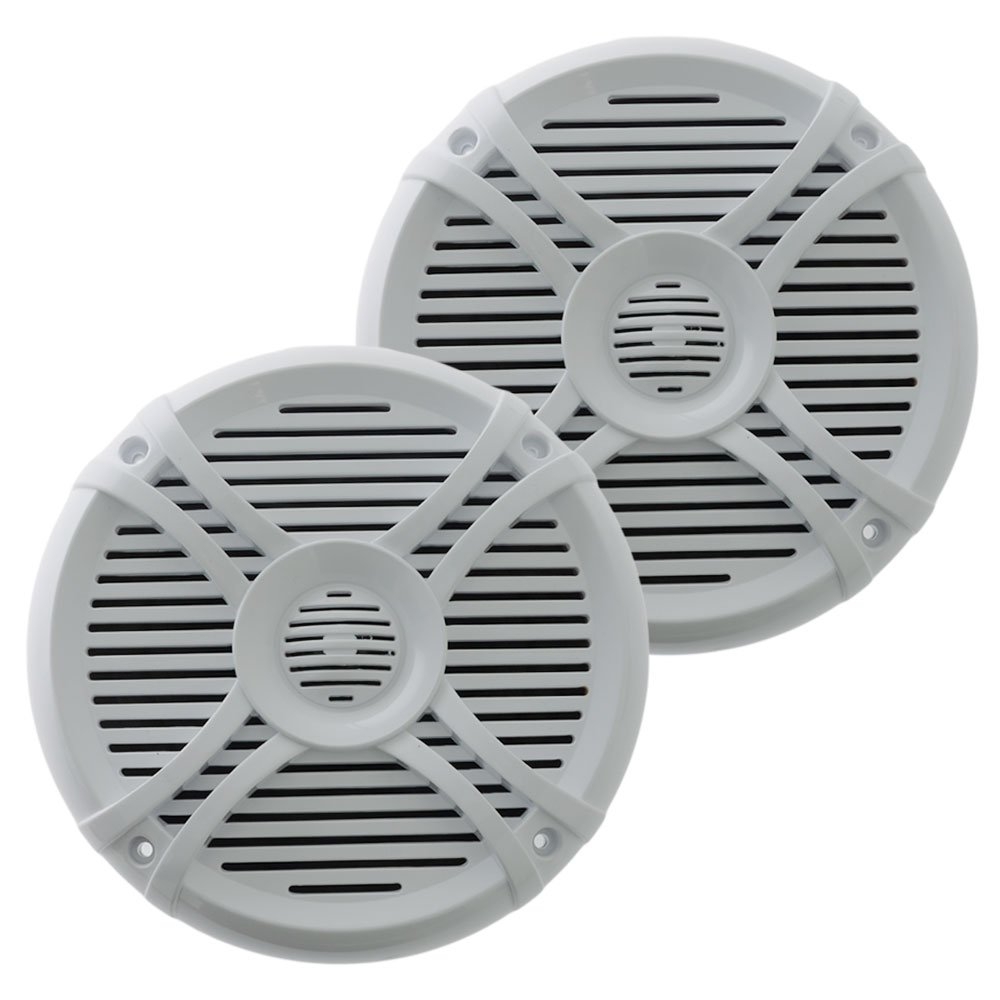 2-Way Marine Speakers 7.6in 100W White Qty 2