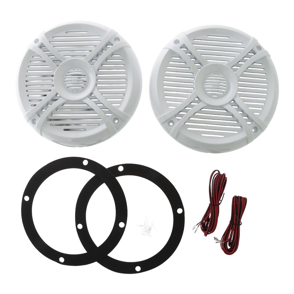 2-Way Marine Speakers 180 x 65mm 100W White Qty 2